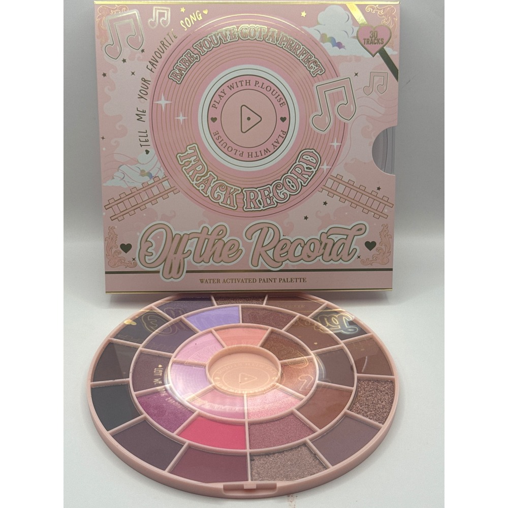 P.Louise Off The Record Water Activated Paint Palette 30 Shades Vinyl Record NEW